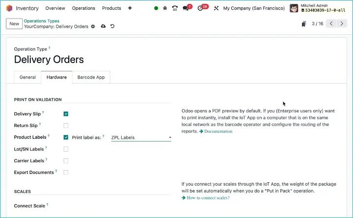 Automatically print documents and labels