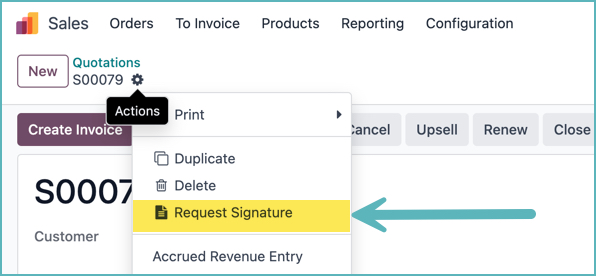 Request Signatures from Any Module
