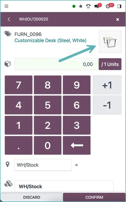 Odoo Barcode App