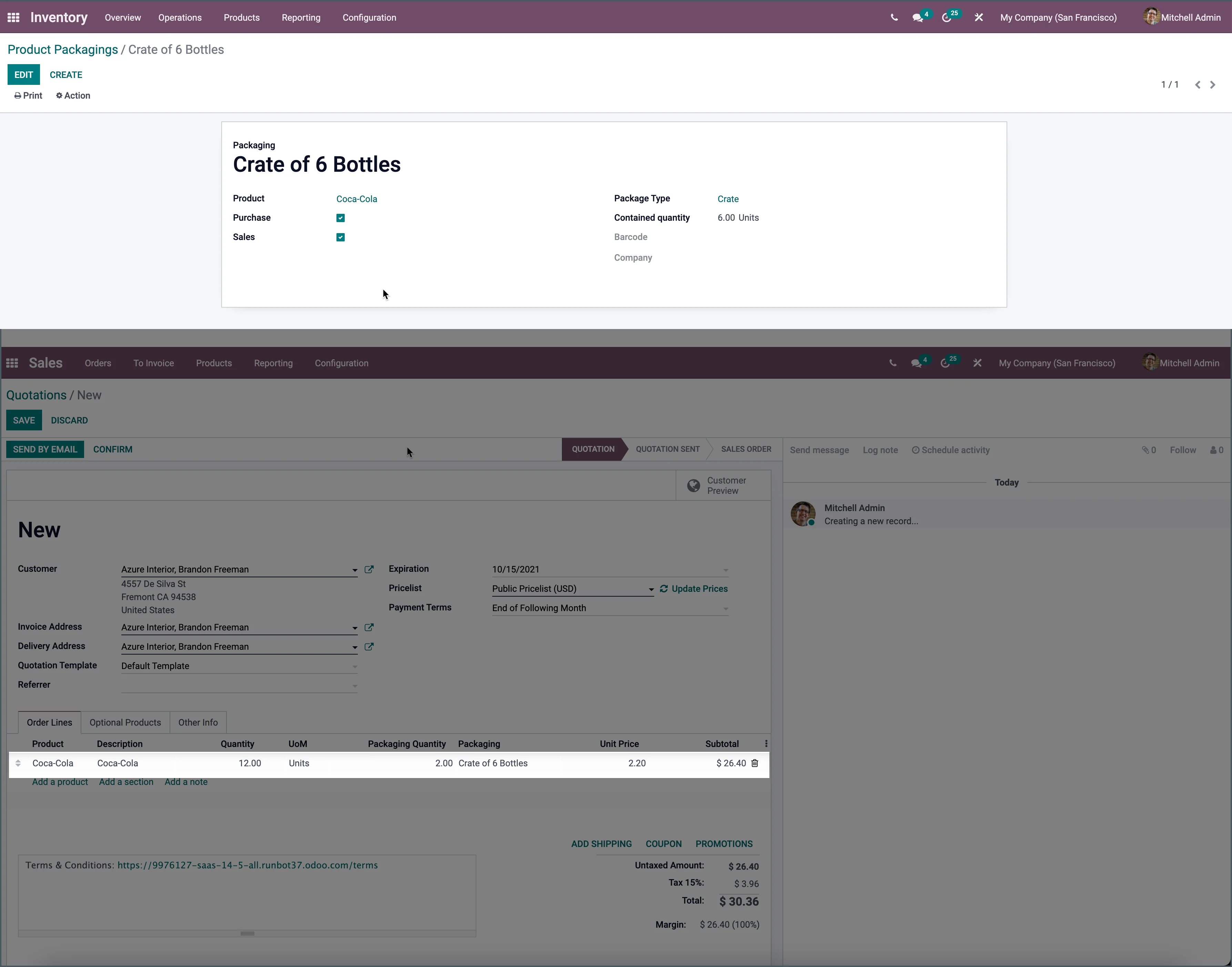 Odoo Packages