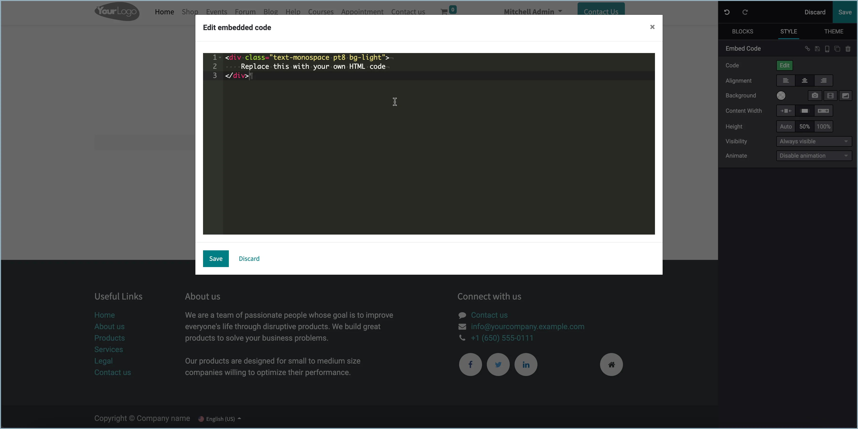 Odoo - Bouwblok voor custom code
