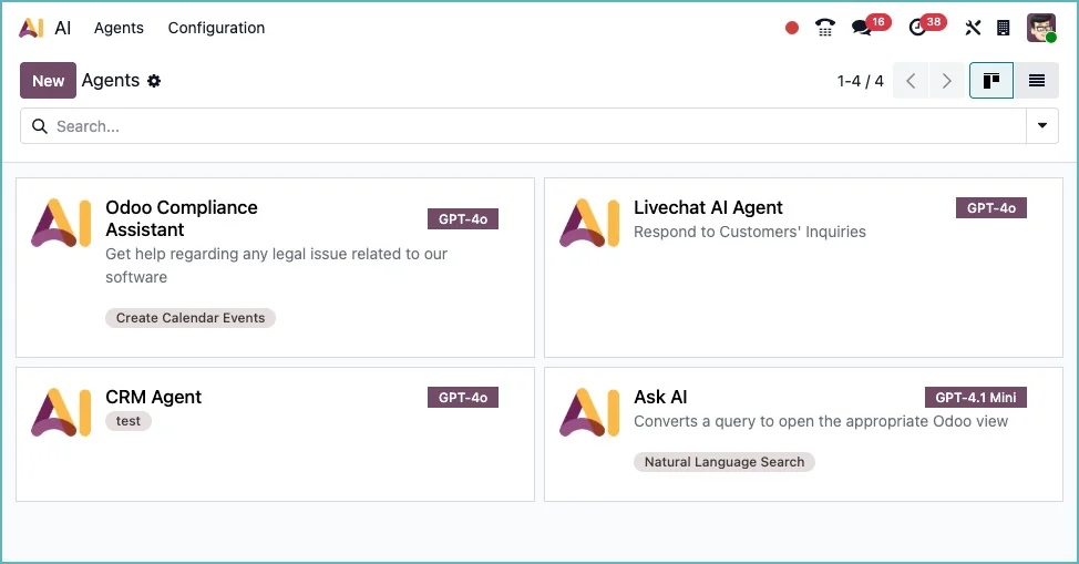 Odoo AI functionality