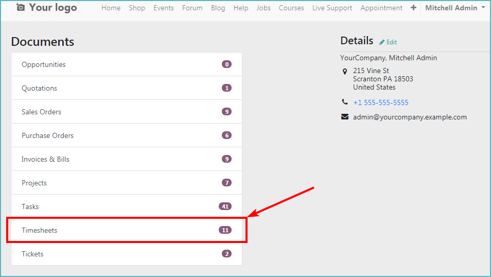 Odoo Field Service Navigate