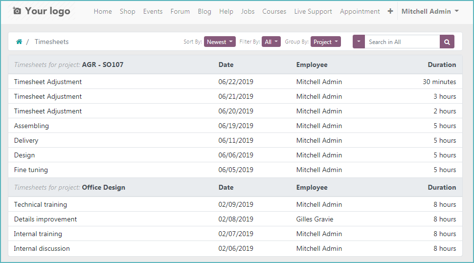 Odoo Field Service Navigate