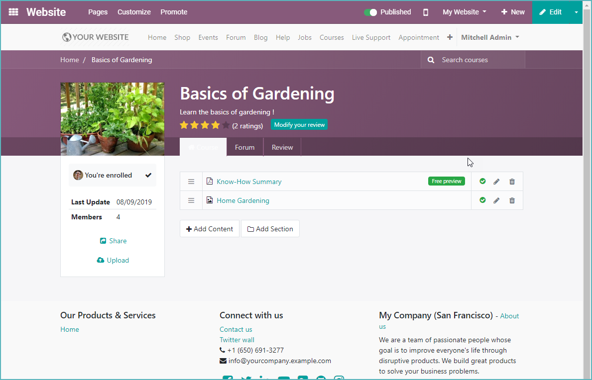 Odoo Field Service Navigate