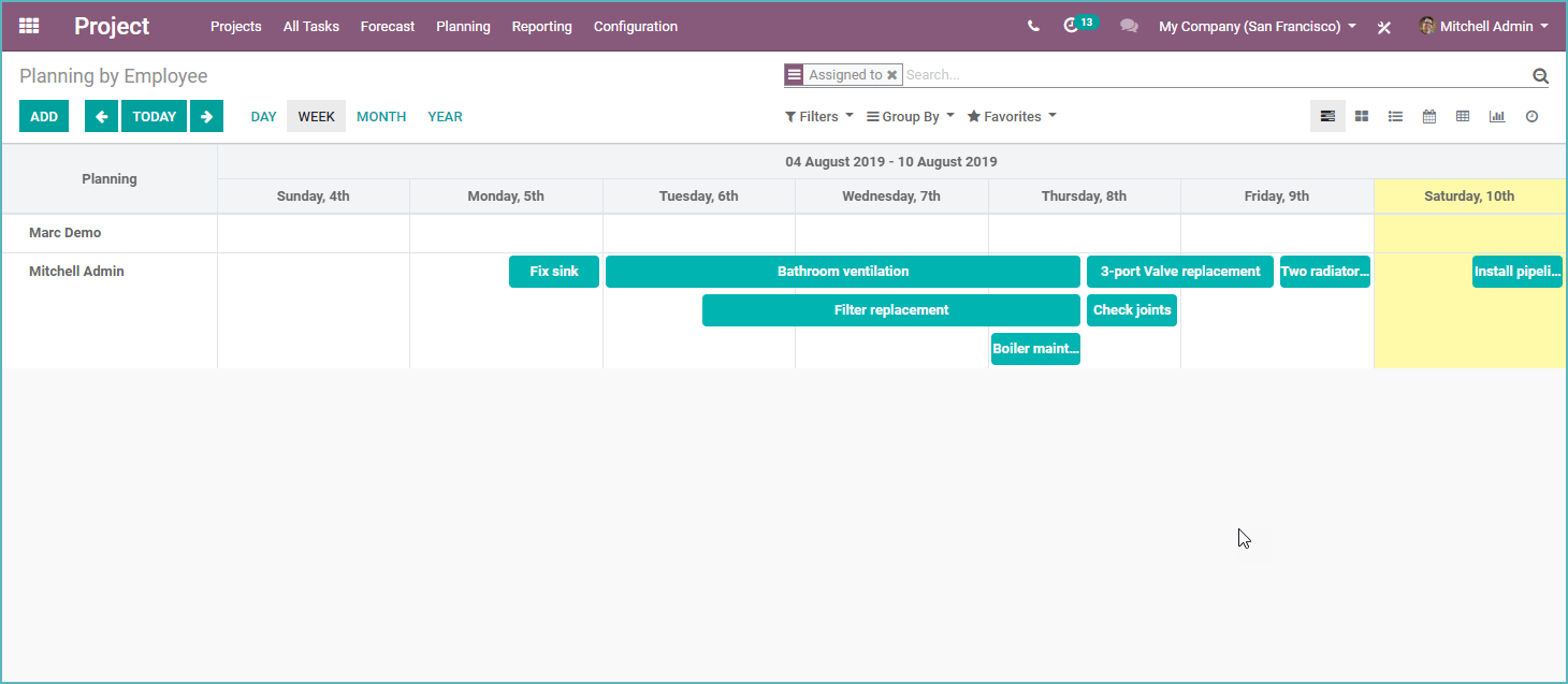 Odoo Field Service Navigate