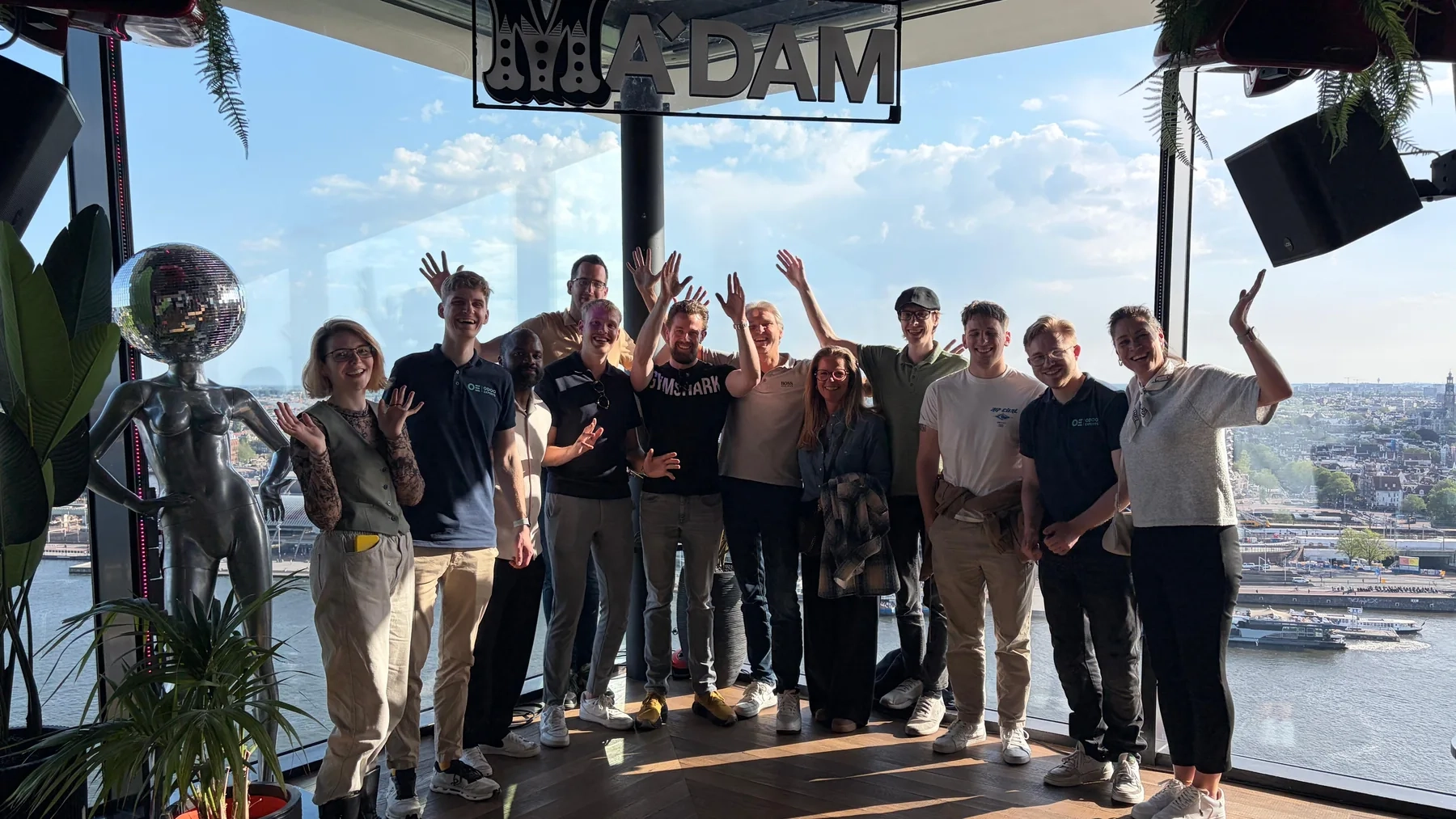 Team of Odoo Experts during a team outing in Amsterdam